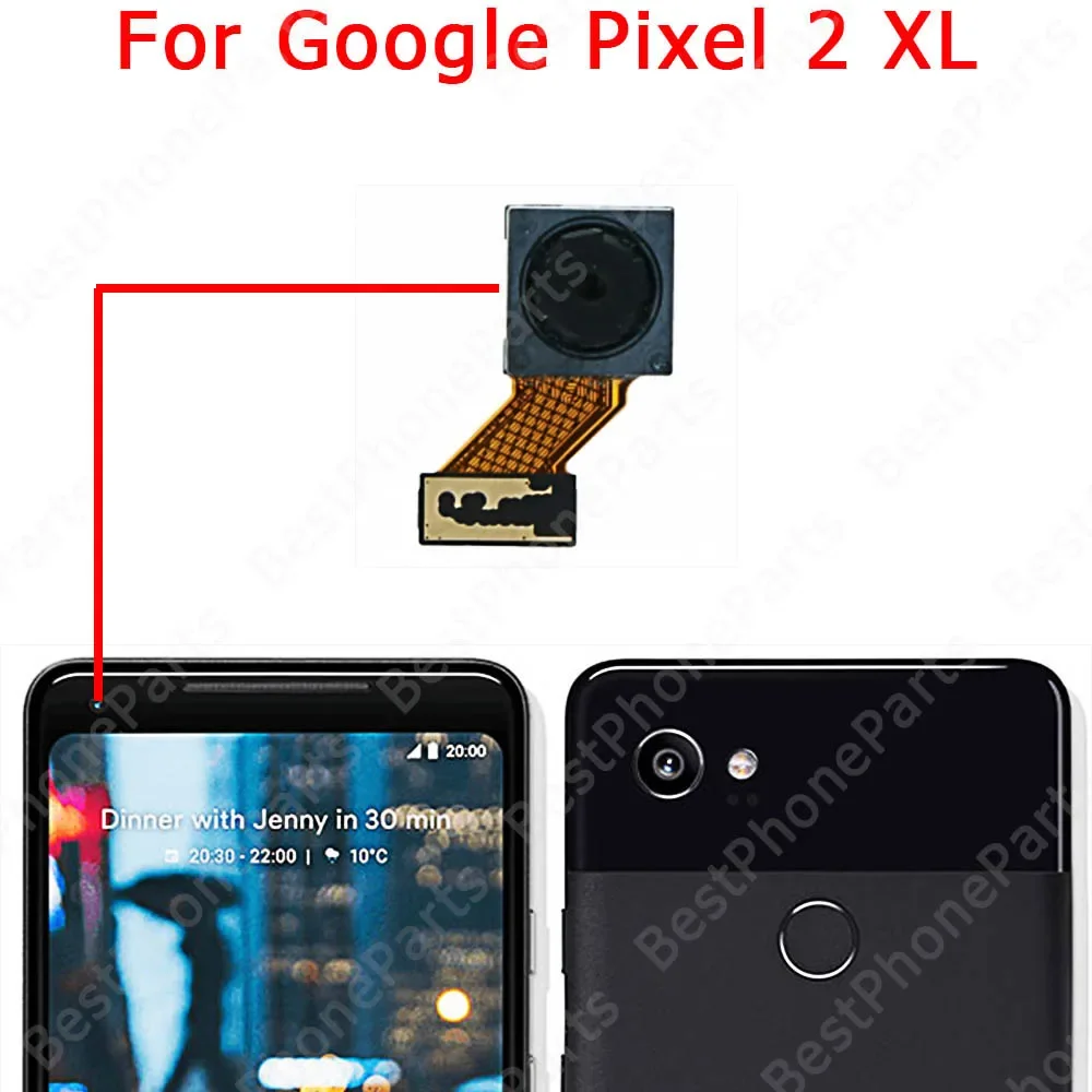 Front Back View Rear Camera Module For Google Pixel 2 3 3a XL Big Facing Selfie Backside Camera Replacement Flex Cable