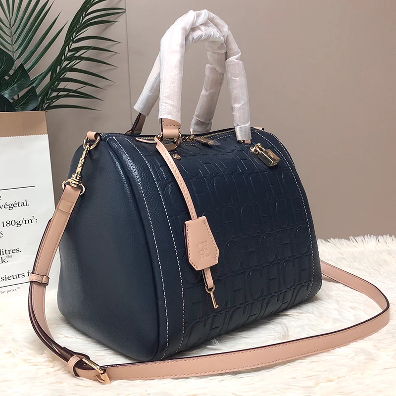 

CH New Zipper Tote Bag Lock Design Large Capacity Letter Print Commuter High Quality Multifunctional Women's Tote Bag