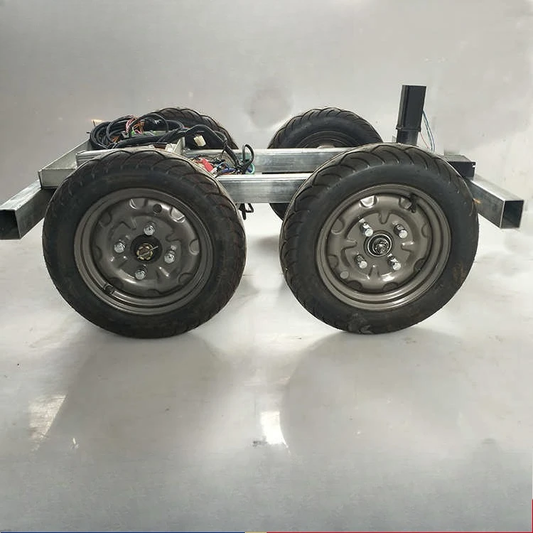 

High-tech intelligent aluminum car, driverless chassis accessories