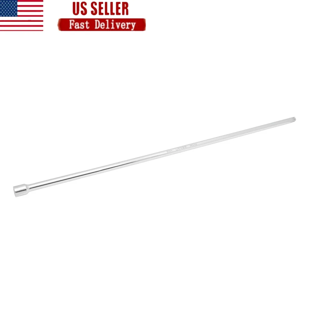 

3/8 Inch Drive 24 Inch Long Socket Extension Tool Maximum Torque 1200 in-lb Durable Extendable Handle Automotive Repair