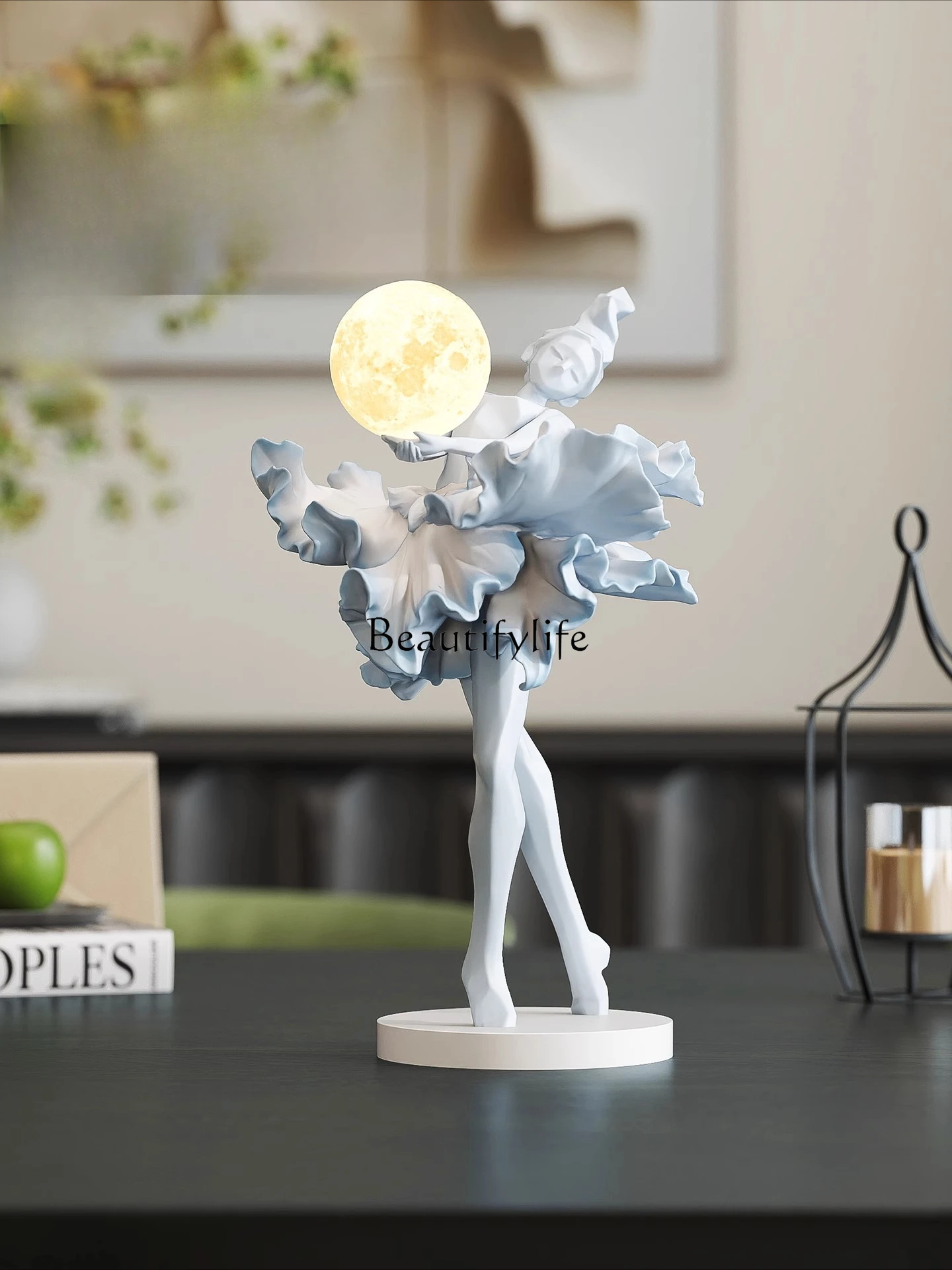 

Abstract art tabletop ornament atmosphere high-end decoration luminous object