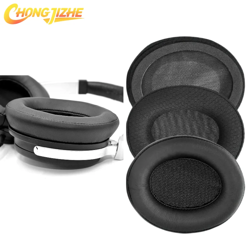 

CHONGJIZHE Replacement Protein skin /Mesh Ear Pads With buckle for DENON AH-D1100 NC800 Headphones Earmuff Repair Parts