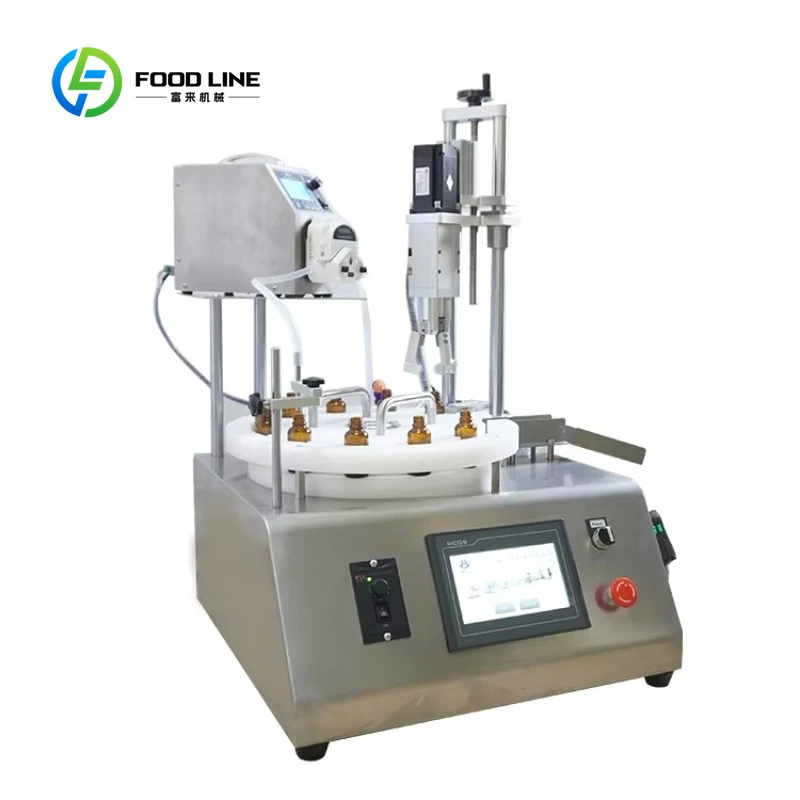 Hot Sale Customized Semi-Auto Filling Capping Machine for 10ml Essential Oil Perfume Roll-on Screw Cap Bottle