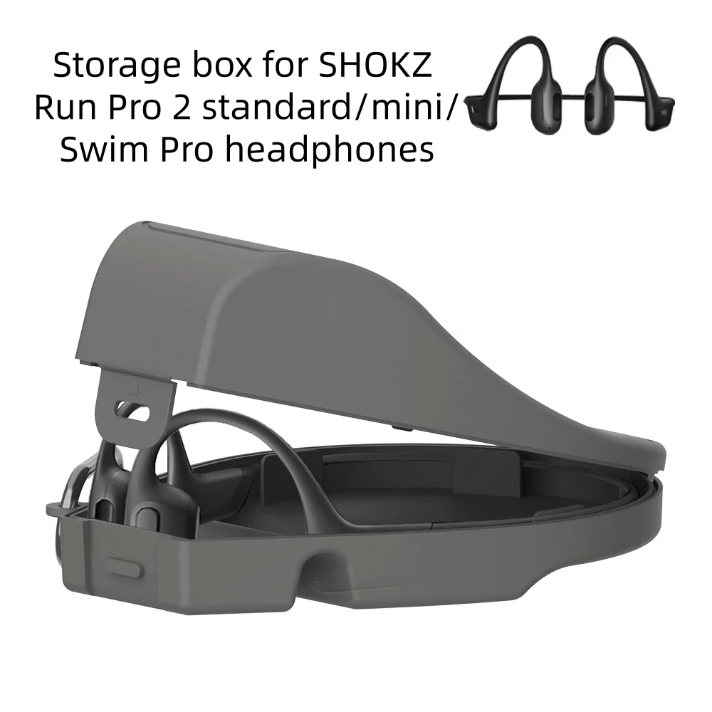 

Пыле- и ударопрочный чехол для хранения наушников SHOKZ Run Pro 2 Standard/Mini/Swim Pro.