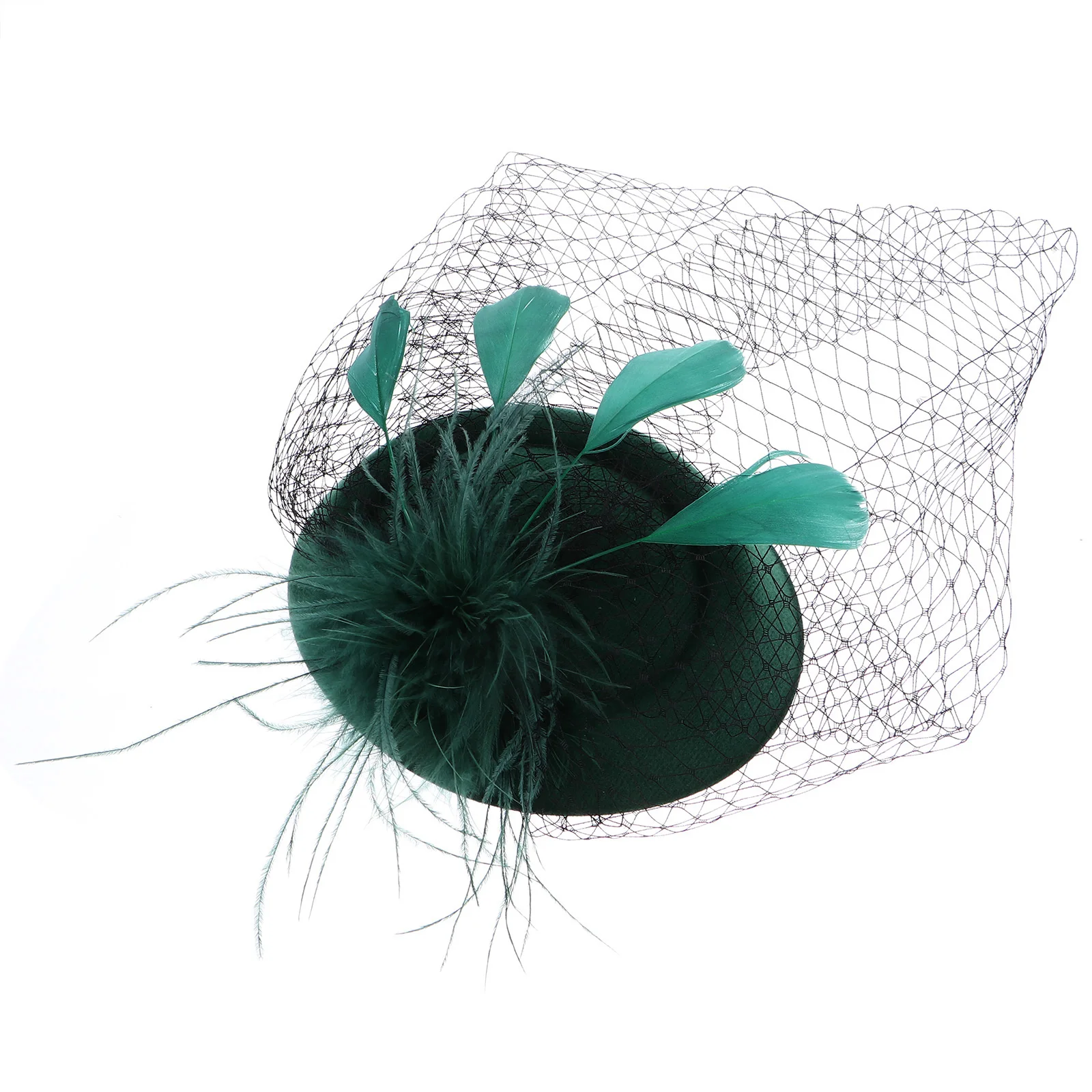 

1pc Women'S Fascinator Hats Pillbox Hat Veil Premium Hair Hoop Festival Party Wedding Church Cocktail Tea Party 20S 50S