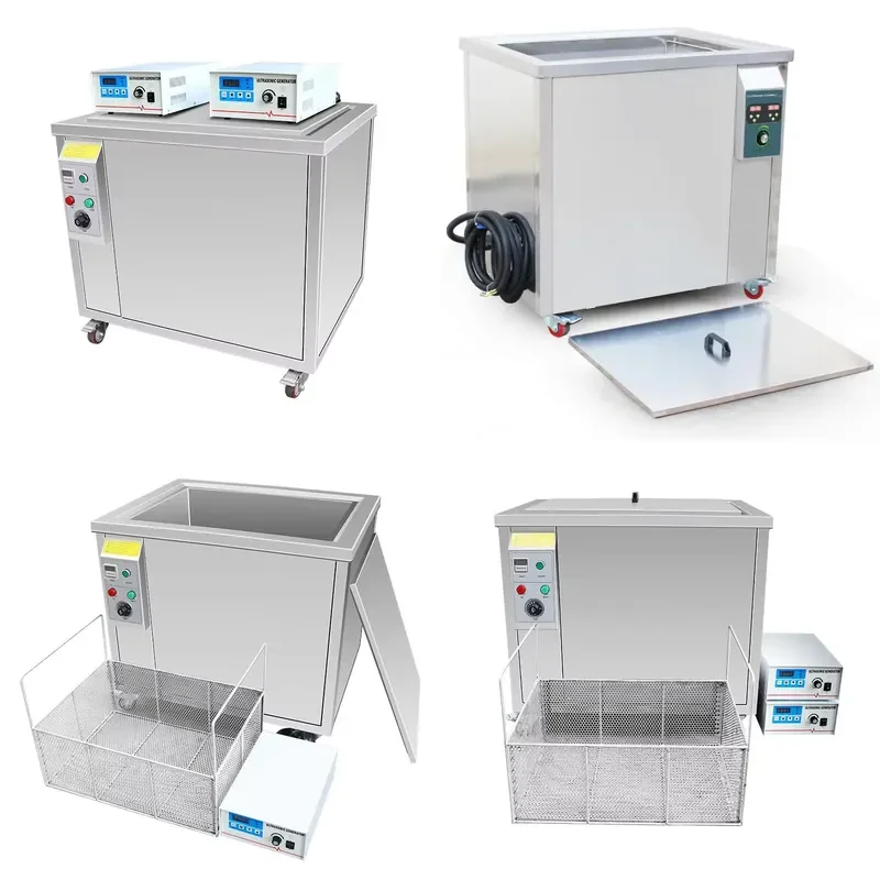 Industrial Ultrasonic Cleaning Machine Stainless Steel for Engine Parts Hardware Degreasing