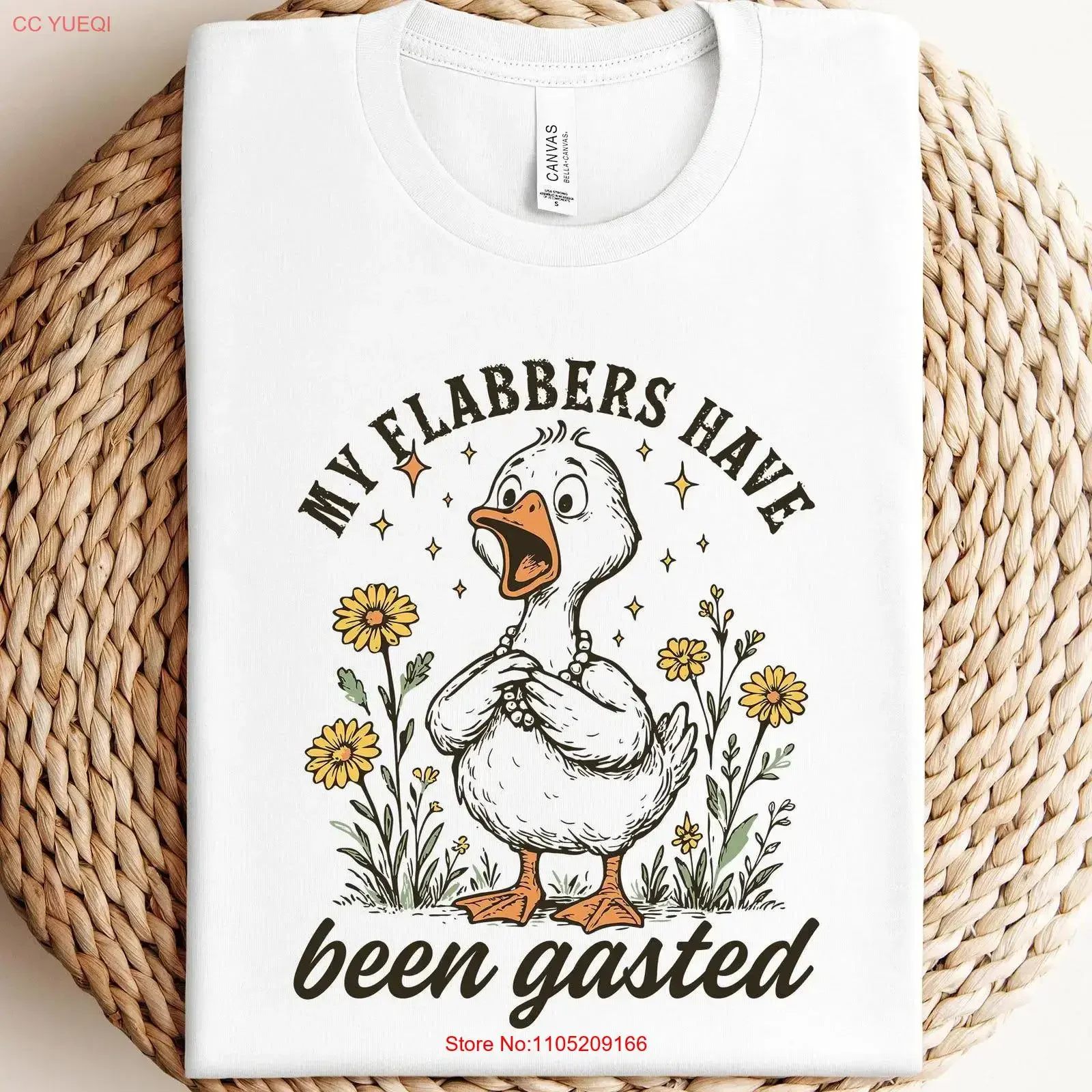 Camiseta divertida de pato, mis bragas han sido engastadas, citas sarcásticas, mordaza de humor, Flabbergasted, gráfico lavado vintage, suave para hombre