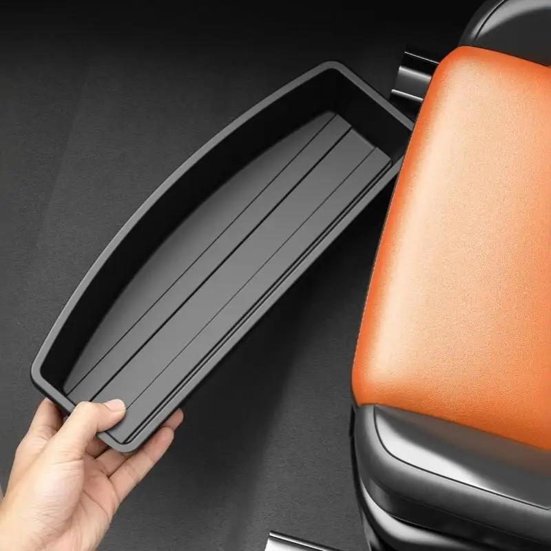 New Universal Car Front Seats Storage Box Anti-Slip Auto Under Seat Drawer Storage Organizer For Car Accessories