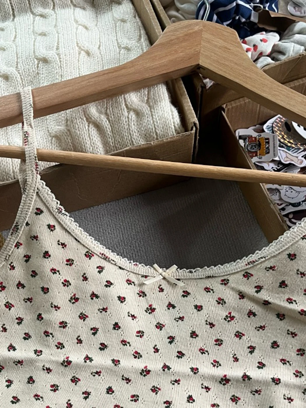 Lace Trim Bloemen Gedrukt Oogje Tank Top Vrouwen Zomer Kleding Katoen Sexy Hemdje Tops Meisjes Camis Crop Tops Y2k Streetwear