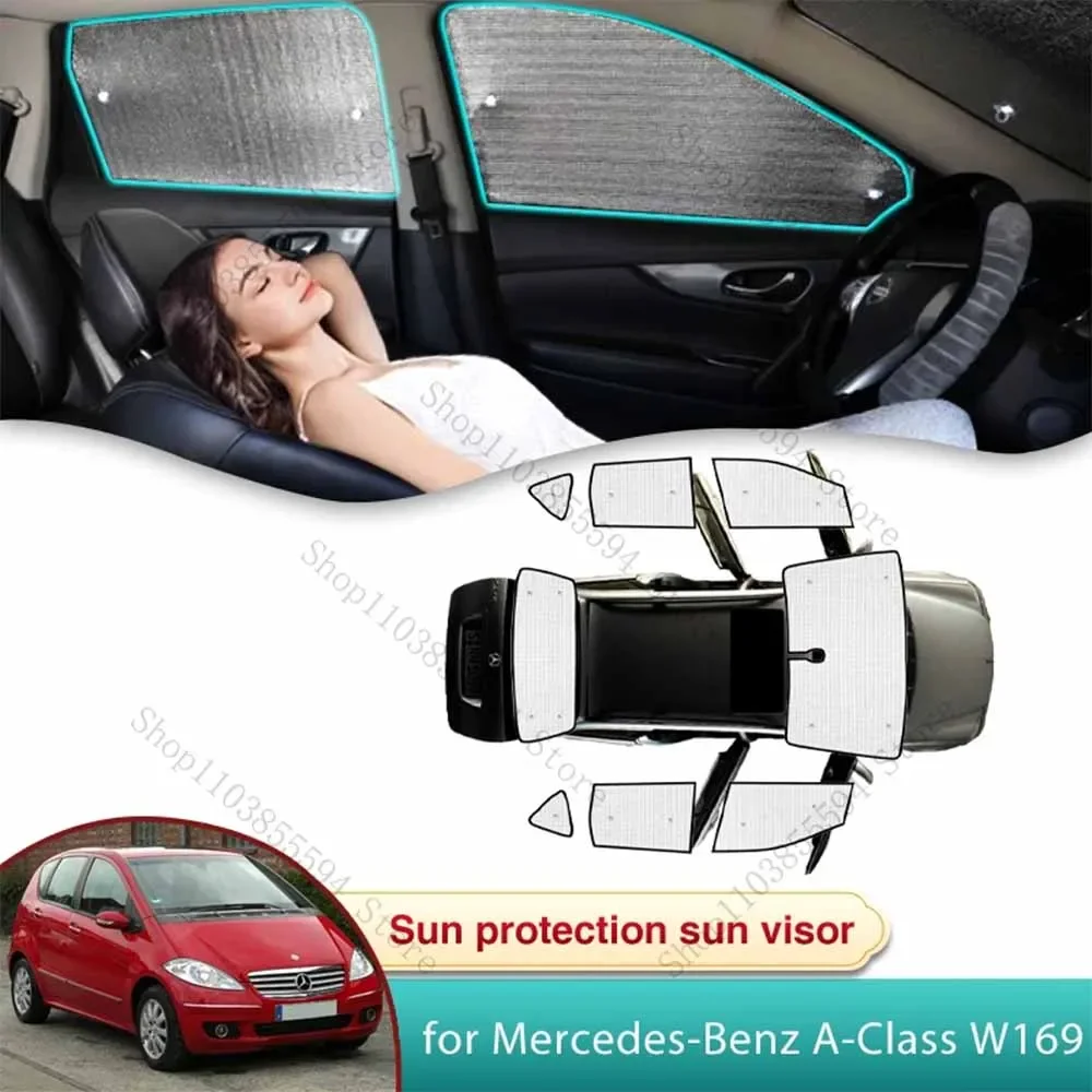 

Car Sun Shade for Mercedes-Benz A-Class W169 MK2 2004 2005 2006 2007 2008 2009 2010 2011 2012 Auto Sunshade Windshield Privacy