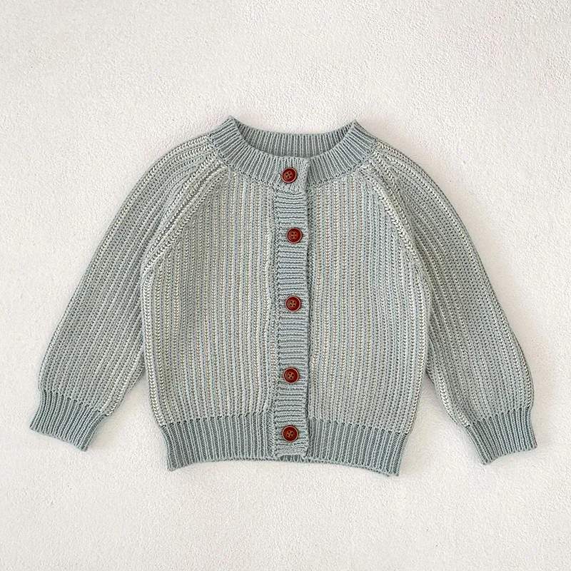 2026 ربيع جديد فتيات صغيرات يتدربن على المشي الفتيان الحياكة سترة سترة الوليد طفل الفتيات الفتيان سترة معطف 0-3 سنوات ملابس الأطفال