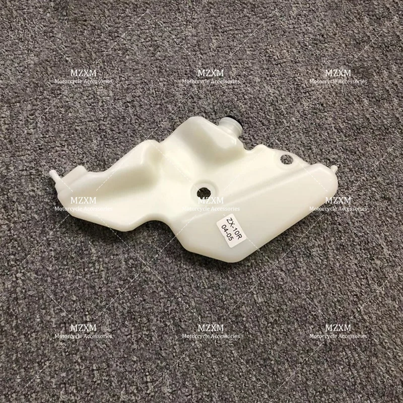 Radiator Coolant Overflow Bottle Tank Reservoir Fit For KAWASAKI ZX-10R  2004-2005 White fairing