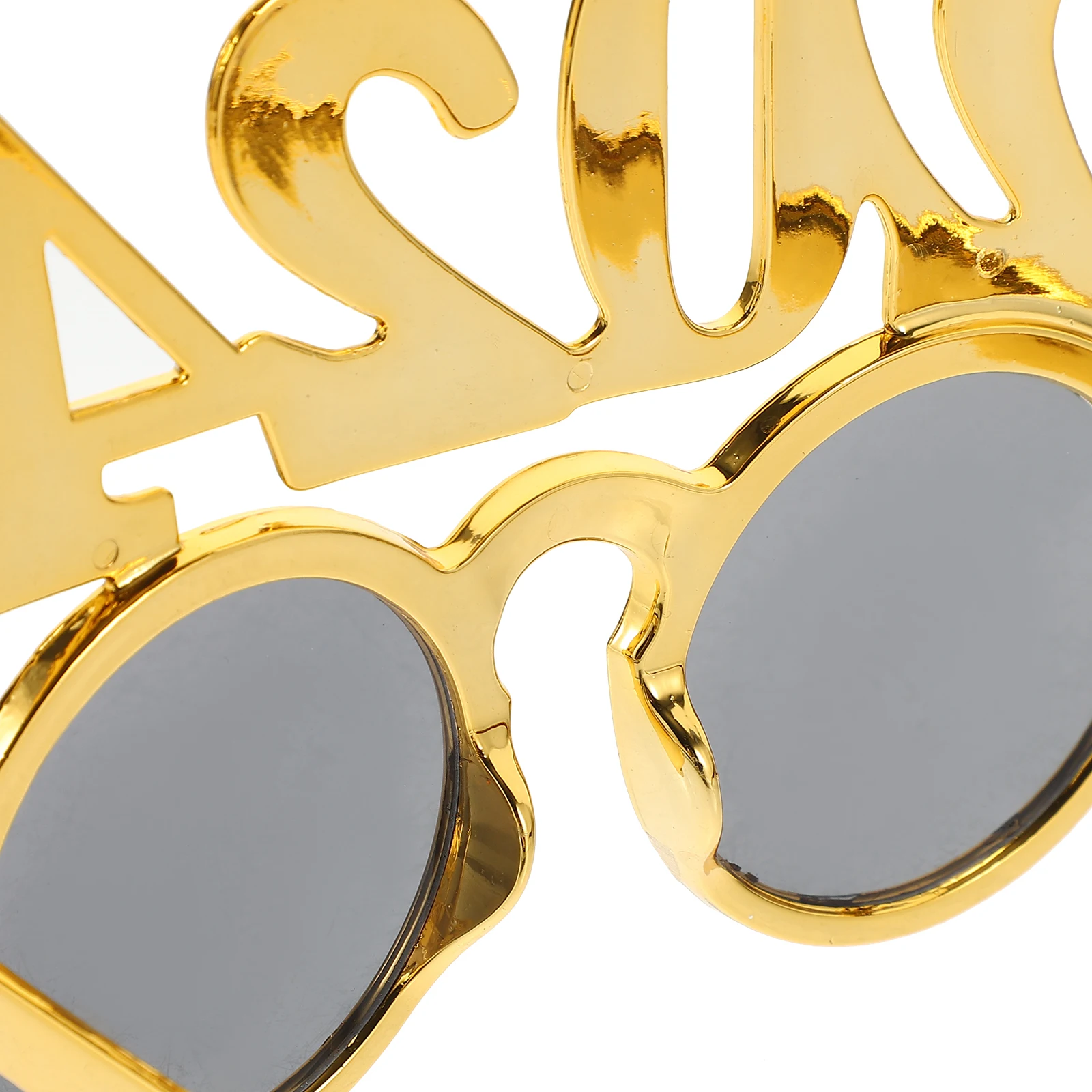 

Fun Glasses 2024 Golden New Year Eyewear Party Accessories Photo Props Lightweight Fashion Celebration Eyeglasses