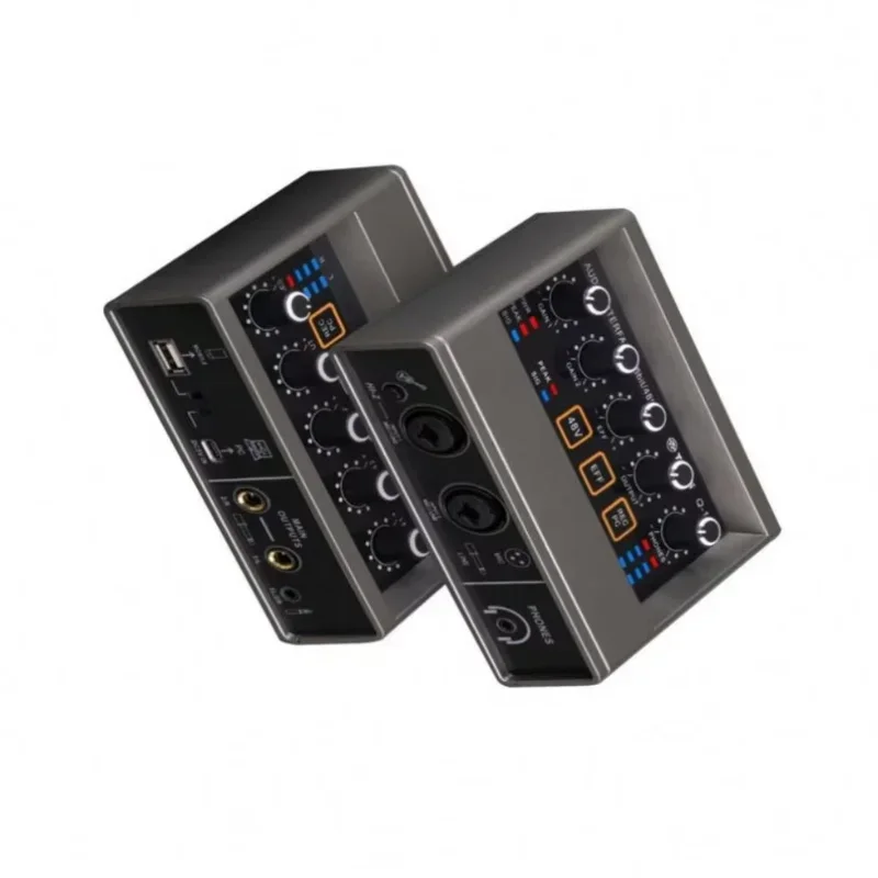 Scheda audio Q16 MINI Mixer audio per microfono livestream podcast registrazione di schede audio