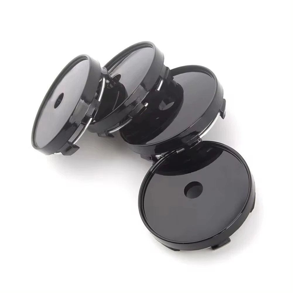 4PCS 60MM Black Universal Car Wheel Rims Center Hubcap Cover Auto Styling Accessories