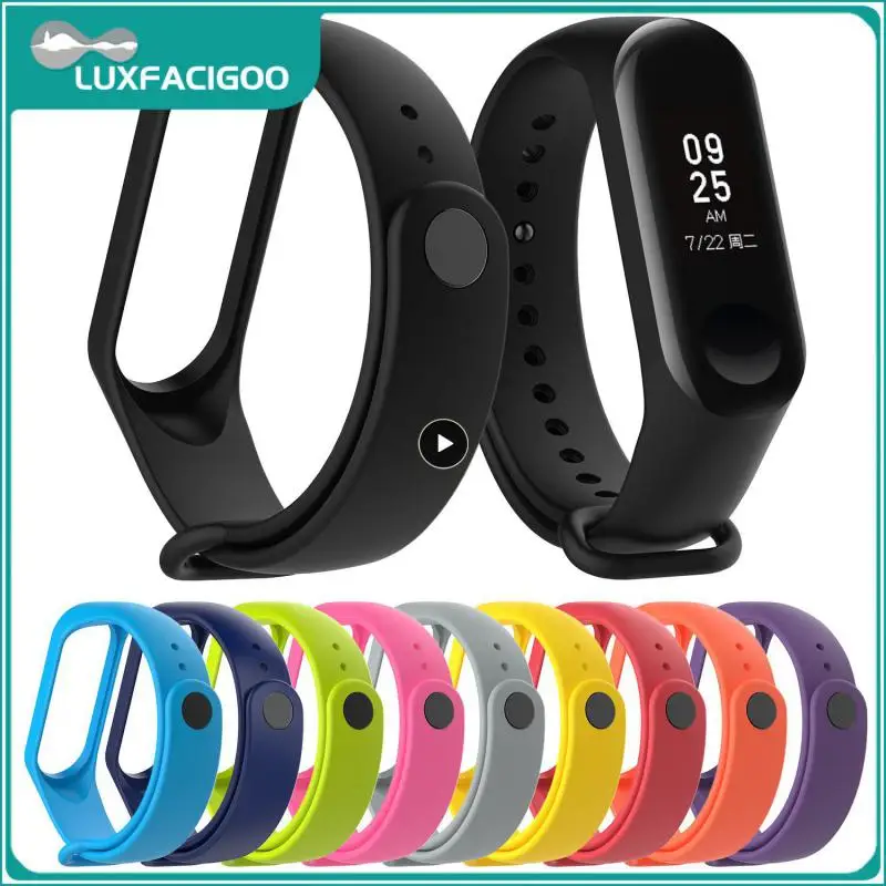สายรัดข้อมือซิลิโคนสำหรับ Mi band band 5 4นาฬิกากีฬาสายรัดข้อมือซิลิโคนสำหรับ Mi band 4 5 miband 4 5