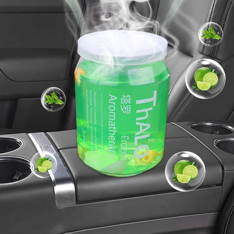 New Car Aromatherapy Fresh Tea Scent Floral Air Freshener in Addition To Odour Solid Balm Cars Interior Decoration Accessories