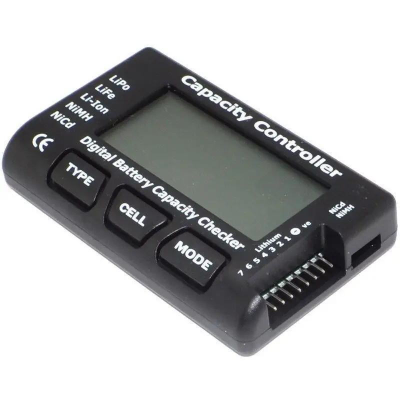 Digital Battery Capacity Checker RC CellMeter 7 For LiPo LiFe Li-ion NiMH Nicd J24