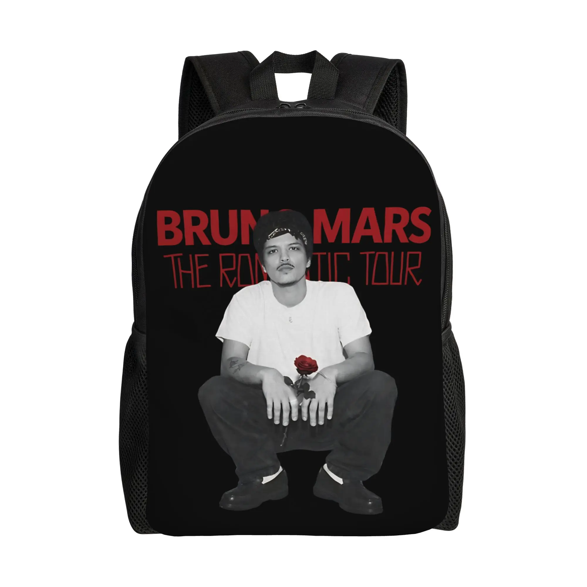 

Рюкзак Bruno Mars Tour Rose для мужчин и женщин, стильный студенческий деловой рюкзак, сумка через плечо для колледжа, прочная и долговечная.