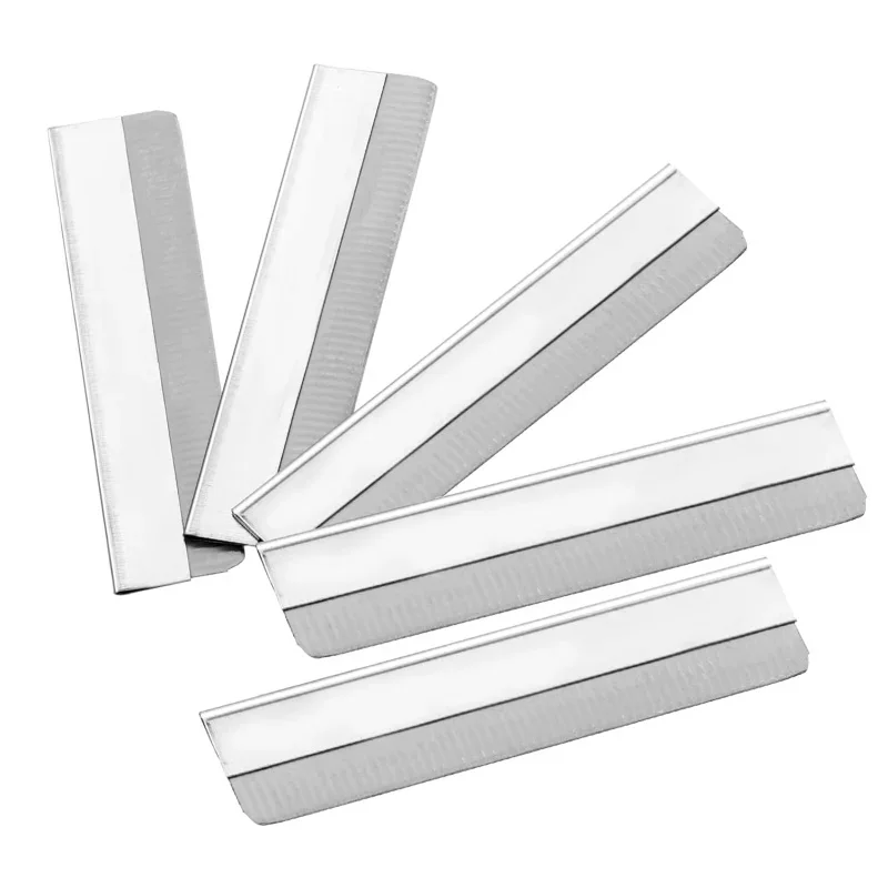 Lame per sopracciglia sostituibili in acciaio inossidabile da 50/10 pezzi - Trimmer per microblading, rasoio per rimozione peli del viso e strumenti di bellezza per il trucco