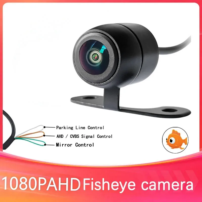 

1080PAHD/CCD Car Rear View Camera HD Night Vision Rearview Camera External Waterproof Fisheye Lens 170° Wide Angle Car Camera