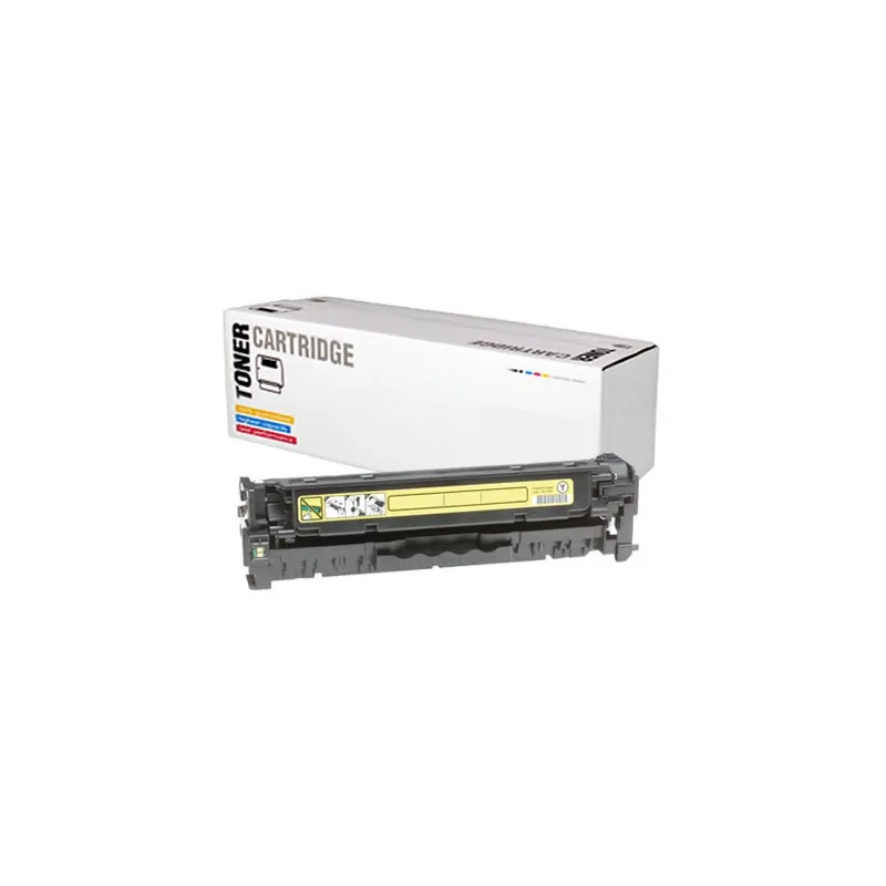 Toner cartridge HP alternate HCB542A - HCF212A - HCE322A - C716Y - CRG716Y - CRG731Y, replaces a 125A CB542A n ° and/CF21. .. imprimirbien.com