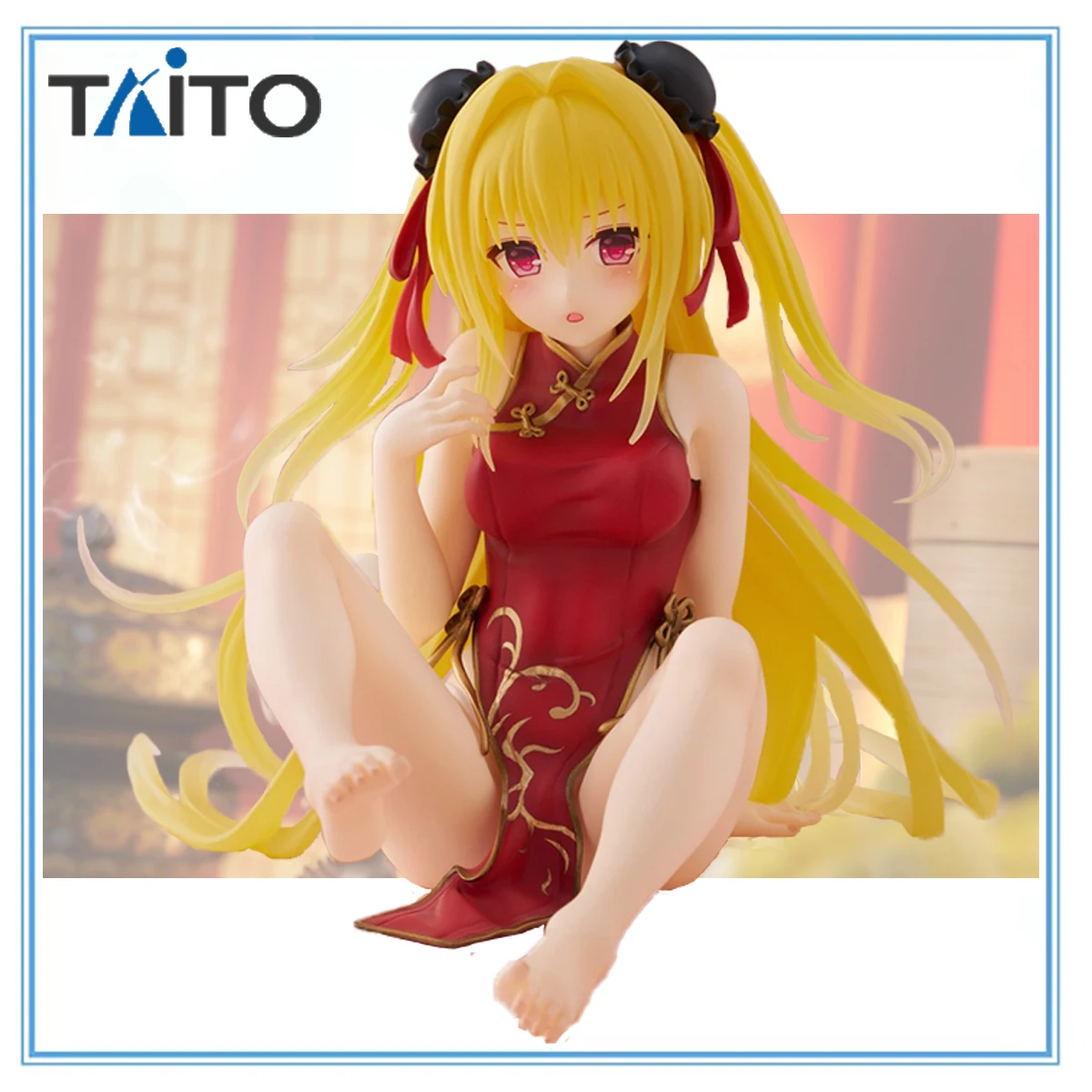 

In Stock Original TAiTO Prepainted Desktop Cute To LOVEru Darkness Chinese Dress Ver. Konjiki No Yami Anime Figure Garage Kit
