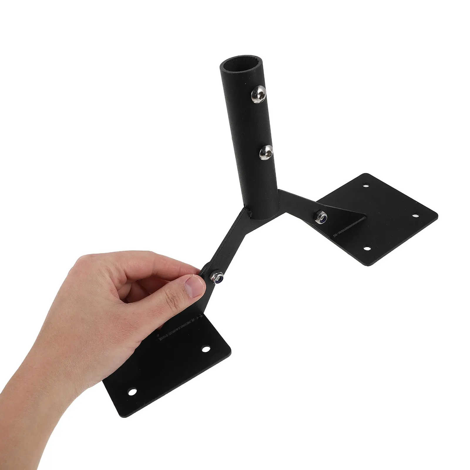 Adjustable Carbon Steel Weather Vane Mount Roof Bracket for Garden, Patio & Yard Weather Instruments