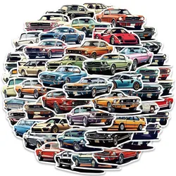 50PCS Popular Car JDM Stickers, Luggage, Guitar, Skateboard, Motorcycle, DIY Stickers