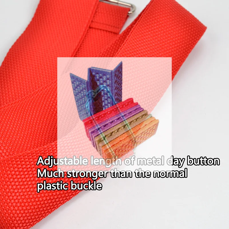 

1Pc Nylon Snare Drum Belt With Metal Hook Portable Adjustable Marching African Waist Strap Performance Sling Carrier Accessory