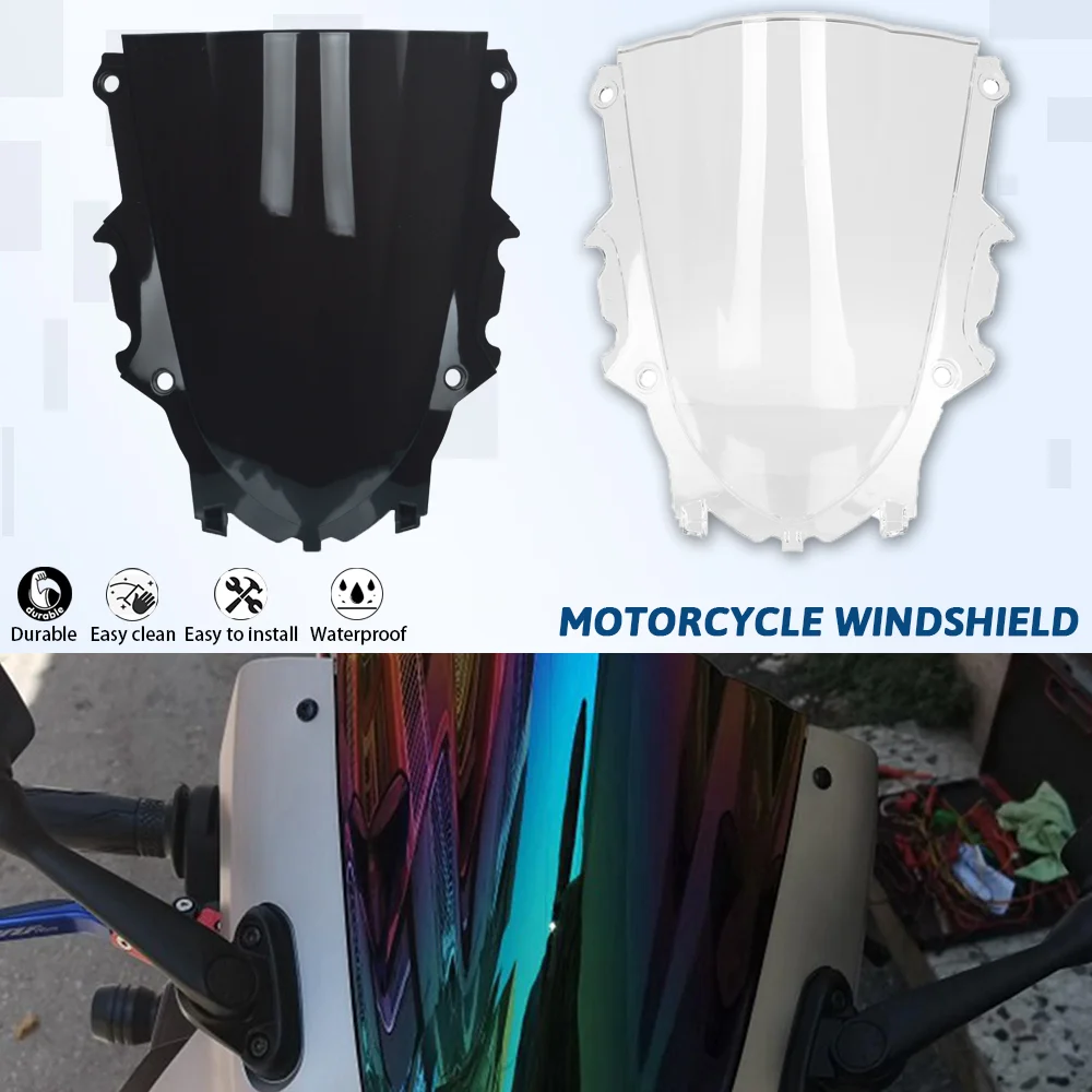 

FOR YAMAHA YZFR25 YZFR3 YZF R25 R3 Wind Screen 2019 2020 Motorcycle YZF Accessories Windscreen Windshield Deflector Protector