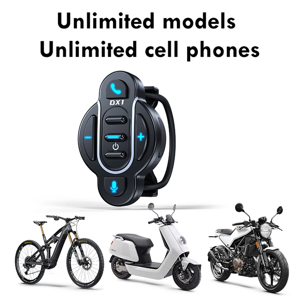 Bluetooth 5.4 Remote Control Waterproof Wireless Media Controller Universal for Helmet Earphone Motorcycle Bike Handlebar Media image 3