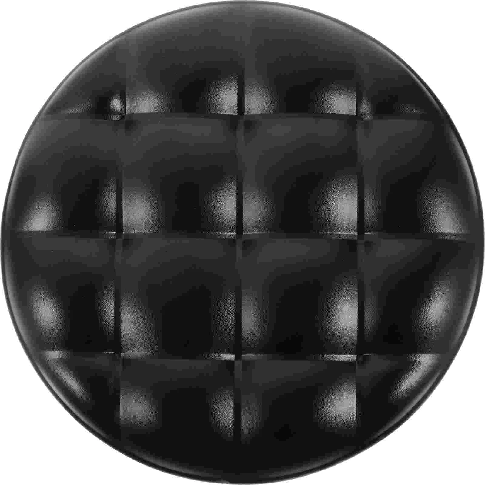Chair Panel Round Stool Pu Seat Replacement Counter Stools Cushion Padded Bar Rotating Surface Chairs Seats