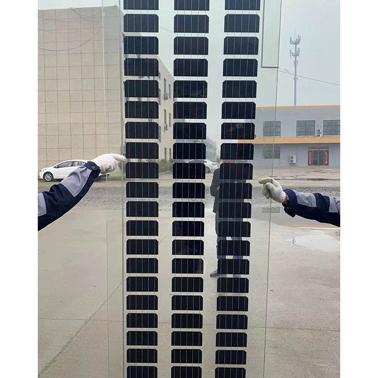 Hot Selling 2200*800*4+4mm super size with high transparency BIPV Solar panels