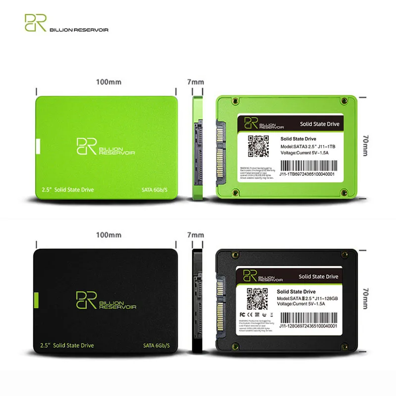 BR SSD 2.5 SATA3 Solid State Drive SSD 1TB 512GB Hard Drive Disk SATA internal SSD SATA for Laptop Desktop