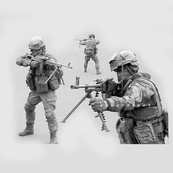 

1/35 （50mm）Resin Soldier model kits figure colorless and self-assembled （1 soldier） A-2090