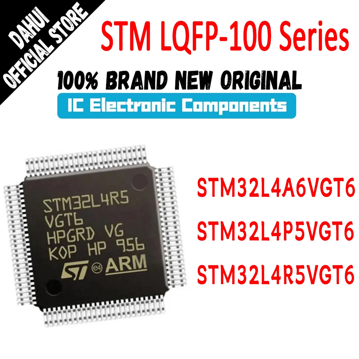 

STM32L4A6VGT6 STM32L4P5VGT6 STM32L4R5VGT6 STM32L4A6VG STM32L4P5VG STM32L4R5VG STM32L4A6 STM32L4P5 STM32L4R5 IC MCU Chip LQFP-100