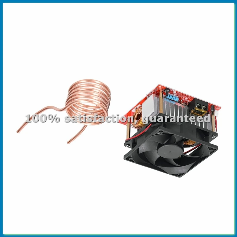 1000W ZVS Induction Heating Board Module 24-36V Low Voltage Heater Coil Flyback Driver Heater with Copper Tube for DIY-AC17