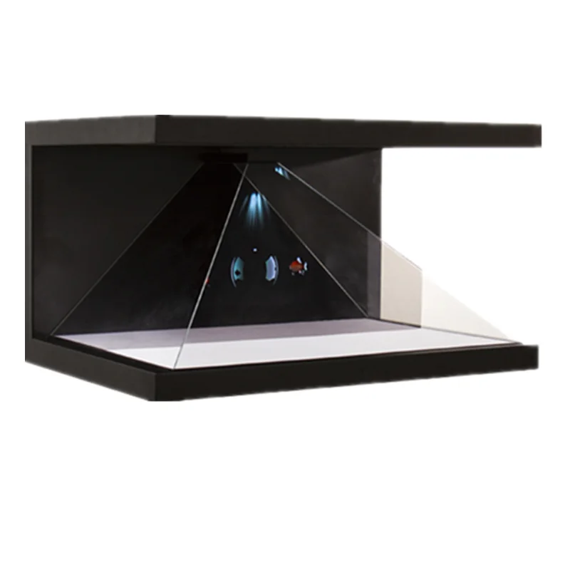 270 Degree 22-Inch 16:9 Glass+LCD Portable Hologram 3D Display Box for Trade Shows
