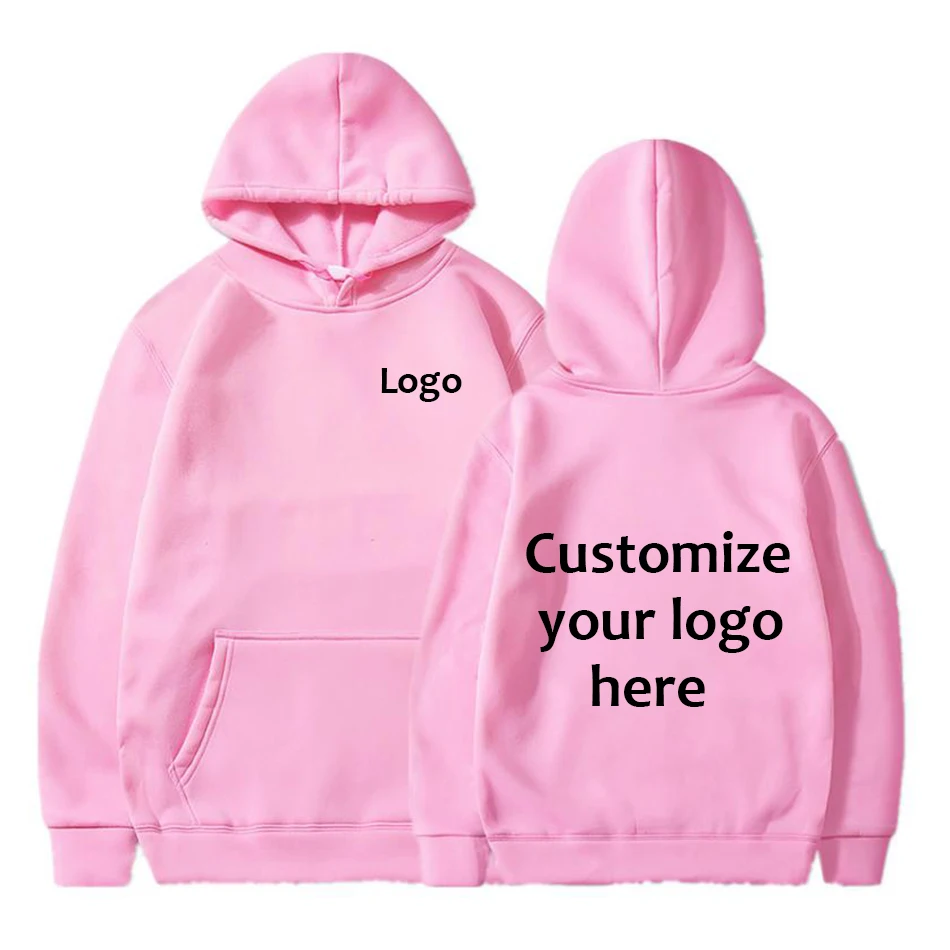 DIY Text Picture Mens Casual Pullover Hoodies New Autumn Line Print Clothes Men's Hoodie Sport Street 4XL Tops Custom Logo 2024