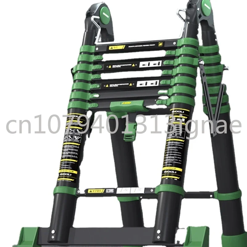 Ladder expansion ladder, thickened aluminum alloy folding ladder, outdoor engineering stairs, portable ladder stools