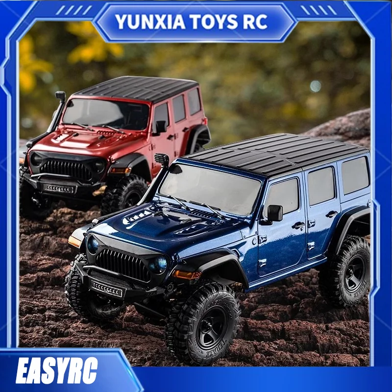 Fms Thunderstorm Eazyrc 1:18 Remote Control Rc Four-wheel Drive Climbing Off-road Simulation Vehicle Electric Model Car Gift