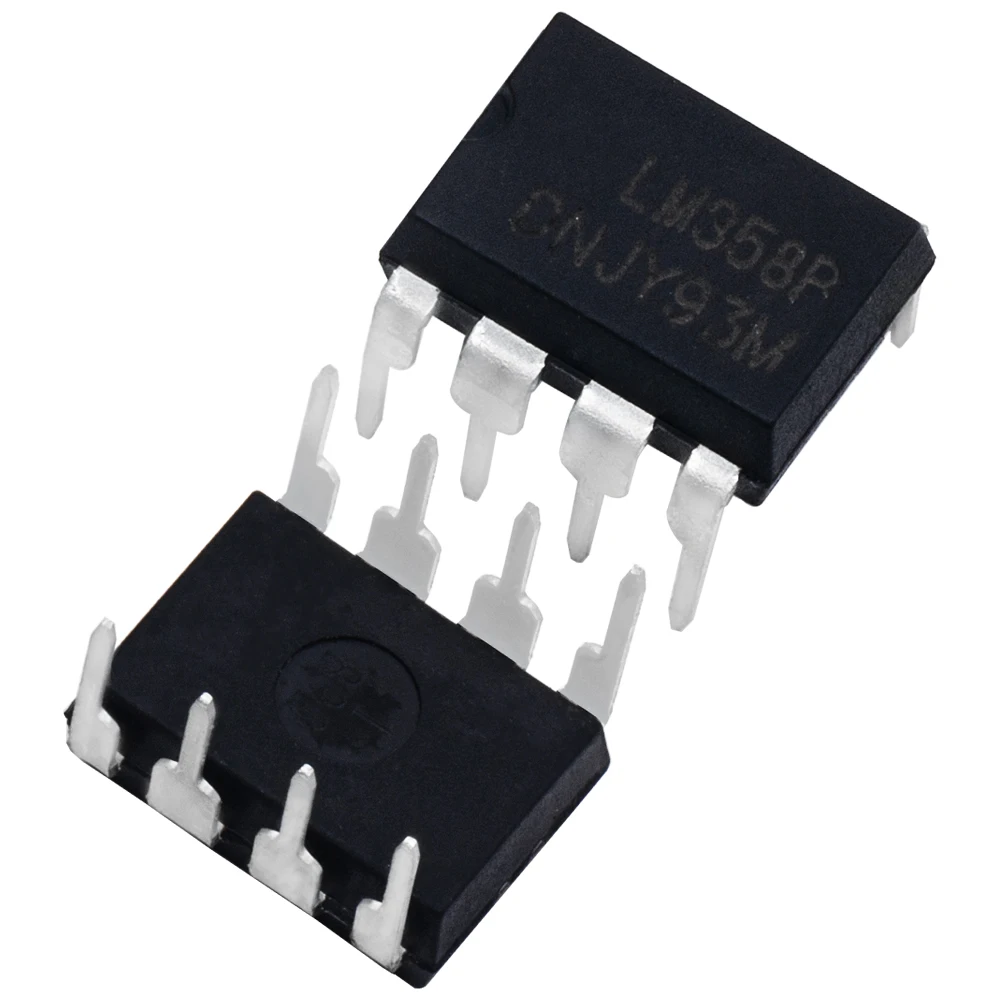 20PCS LM358N LM358P Dual Operational Amplifier IC Kit DIP-8 Package Op Amp Integrated Circuits for Arduino DIY Projects