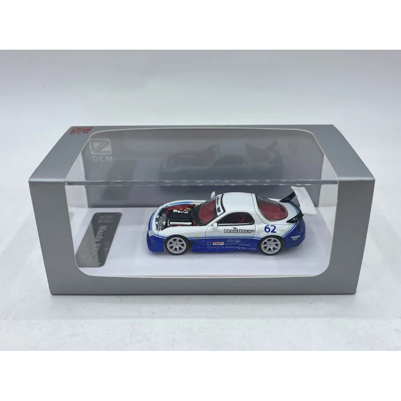 DCM Diecast 1/64 Bilancia MAZDA RX7 Wide-body Modificato In Lega Modello di Auto Per Adulti Bambino Giocattoli Collezione Souvenir Regali Spettacolo Statico