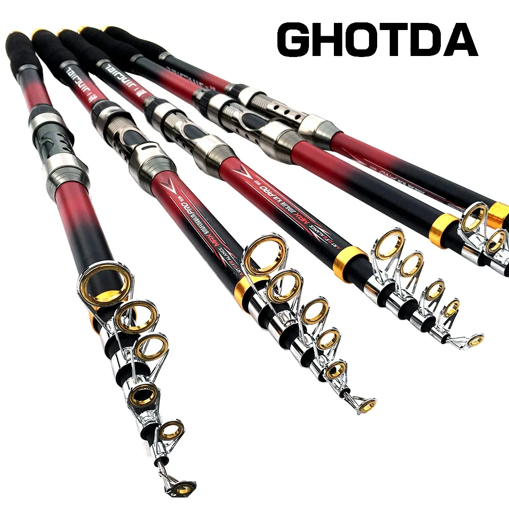 High Carbon Telescopic Fishing Rod