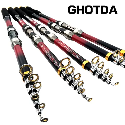 High Carbon Telescopic Fishing Rod GHOTDA
