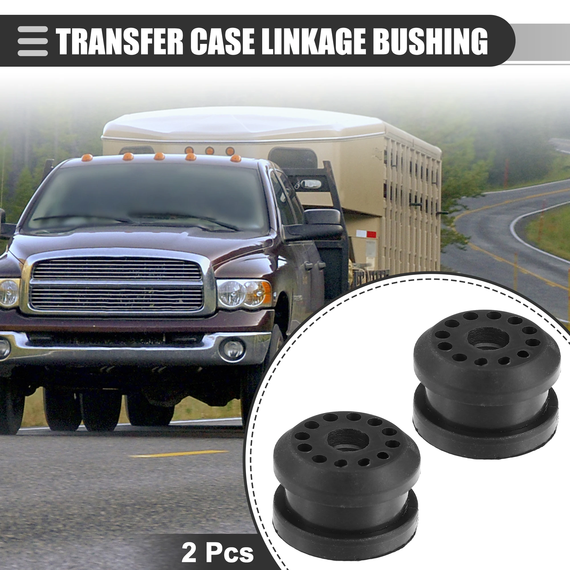 UXCELL Transfer Case Linkage Bushing for Ram 2500 2021-2022 for Ram 3500 2014-2018 for Dodge for Ram 2500 55366066AB