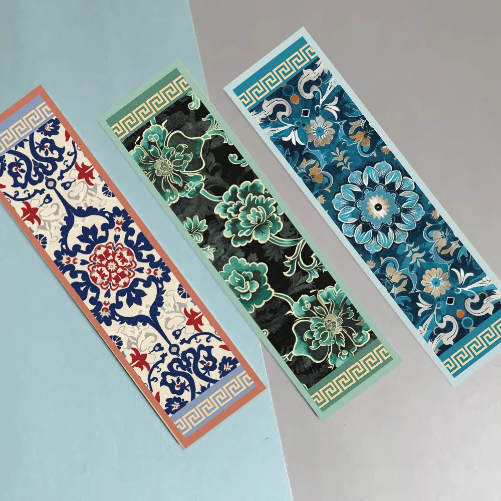 30PCS Pattern Design Reading Bookmarks Paper Reading Laptop Promotional Luggage Harajuku DIY Living Gifts Paper Room Decoration