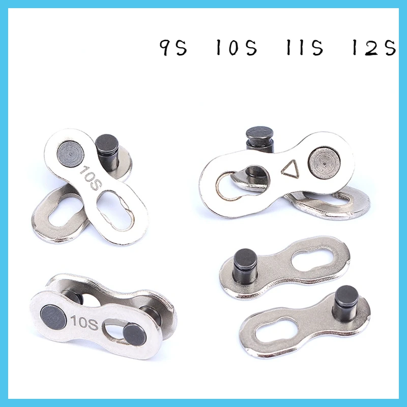 Bicycle Chain Link 9v 10v 11v 12v Connector Joints Magic Buttons Cycling Speed Quick Master Links For Mountain Bike 9/10/11/12S