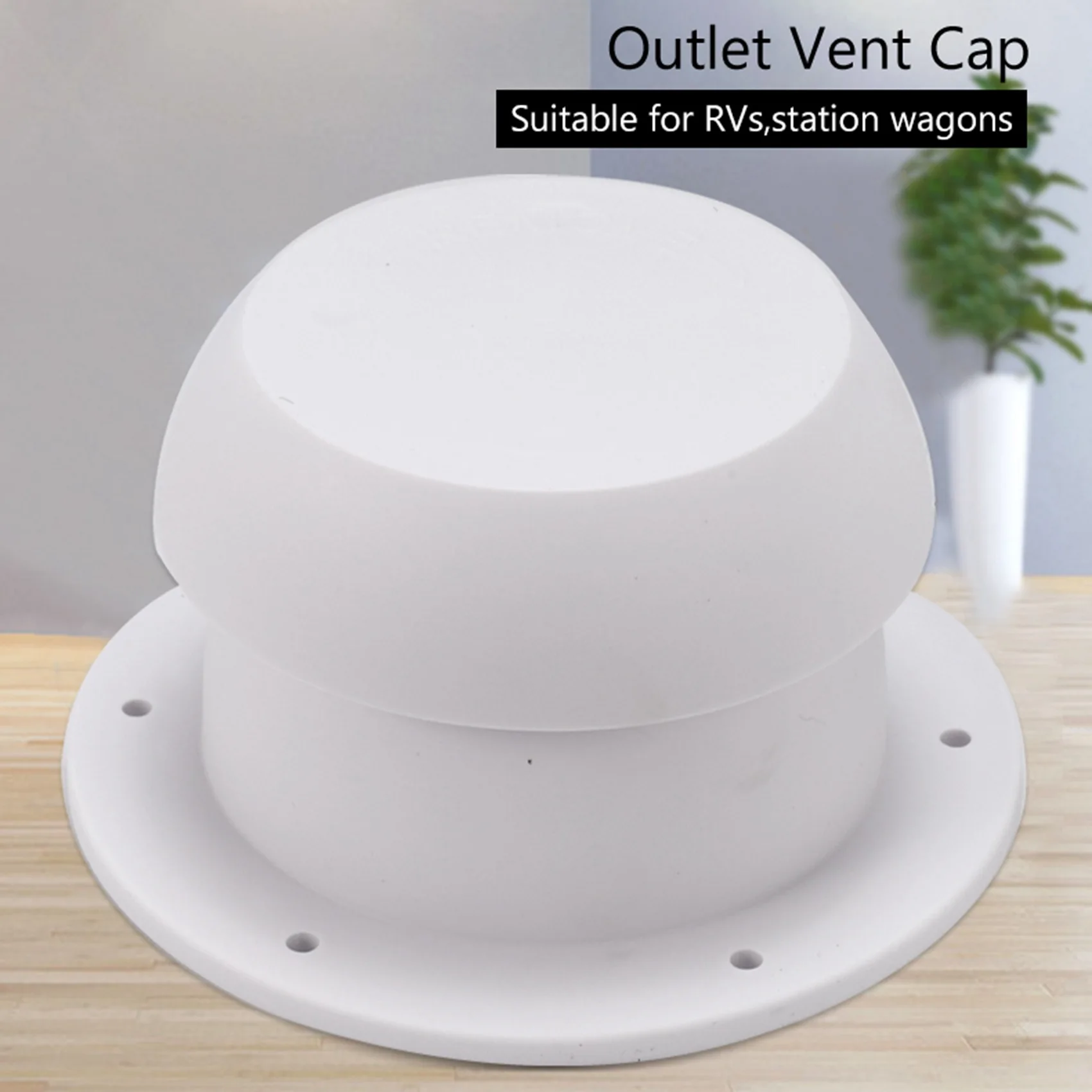 Round Mushroom Head Shape Ventilation Cap For Rv Accessories Top Mounted Round Exhaust Outlet Vent Cap